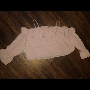Off the shoulder shirt